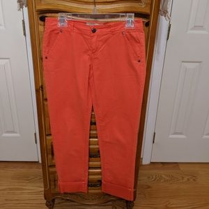 Anthropologie Trousers by Pilcro Size 26 Melon
